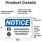 Signmission 7 in Height, 10 in Width, Vinyl Decal, Rectangle OS-2PACK-NS-D-710-L-19046 - alternate 6